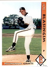 1996 Bellingham Giants #30 Joie Blasingim Moro Illinois IL - NM Baseball Card