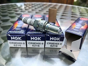 4 x NGK CR9EHIX-9 Zündkerzen CB 600 F, CBR 600, CBR600, PC25, PC31, PC35, PC32 - Bild 1 von 4