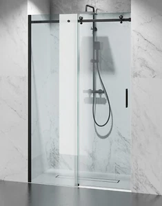 Nischentür Duschtür Duschabtrennung Schiebetür 8 mm Duschwan 175- 185cm, H195cm - Bild 1 von 48