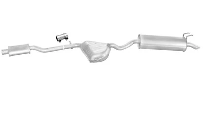 Endschalldämpfer+Mitteltopf Endtopf Auspuff komplett ab Kat für Fiat Marea JTD - Bild 1 von 4