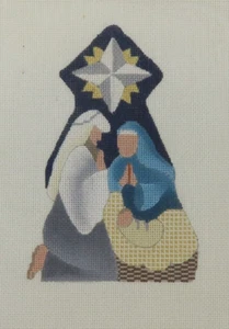HANDPAINTED NEEDLEPOINT- Holy Family by TeriSu Austin Designs (41) - Picture 1 of 1