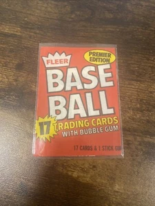 1981 Baseball FLEER WAX PACK FACTORY Wrapper Only - Picture 1 of 1