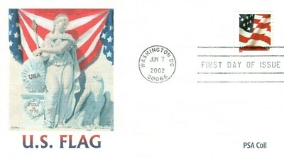 3630-37 FIRST DAY COVER SET OF7 US FLAG - Image 1 of 4