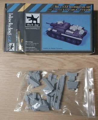 SU-122 accessories set for Zvezda von Blackdog in 1/72