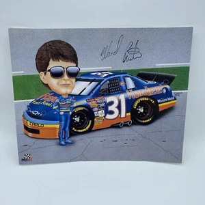 Ward Burton 8x10 Autograph Photo - 1995 Hardee’s Racing Nascar Race Art - Picture 1 of 6