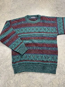 Vintage puritanischer Herren Pullover Medium klassisch Rundhalsausschnitt 90er Stretch Golf Acrylmischung - Bild 1 von 6