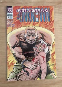 VTG DC COMICS Challengers Of The Unknown Comic Issue 5 July 1991 Part 5 Of 8 - Picture 1 of 2