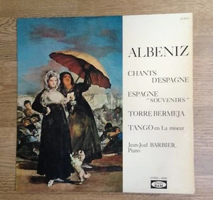  LP piano Jean Noël Barbier Albeniz "Chants d'Espagne - souvenirs"  EXC * - Picture 1 of 2