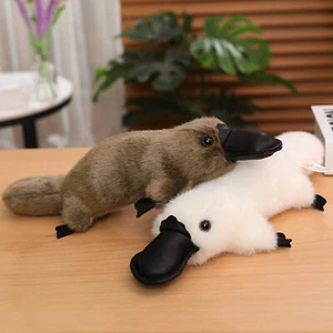 Simulation Cute Stuffed Animal Doll Plush Toy Platypus Doll Pillow Gift - Picture 1 of 16