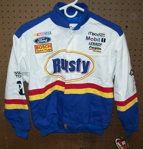 RUSTY WALLACE #2 UNIFORM NASCAR RACING VINTAGE JACKET KIDS M NEW!!! Cover