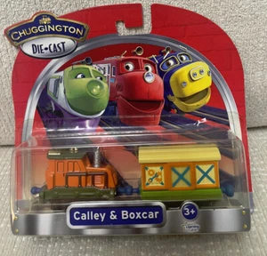 Chuggington Die Cast CALLEY & BOXCAR Train Car NIP Learning Curve LC54005 - Picture 1 of 5