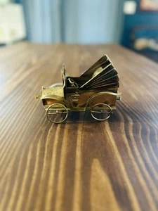 Oldtimer Kupfer Cabrio Auto Spieluhr Metall Kunst - Bild 1 von 6