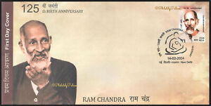 INDIA 2024 125th Birth Anniversary Ram Chandra,Meditation,Yoga,World Peace, FDC