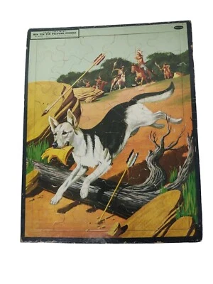 Rompecabezas bandeja marco Whitman hojalata hojalata vintage 1956 Walt Disney Rin 48 piezas Foto 1 de 4