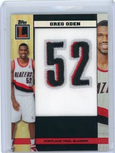 2007-08 Topps Letterman Facsimile #52 Patch #JNP-GO Greg Oden No 2 of 5 - Picture 1 of 2