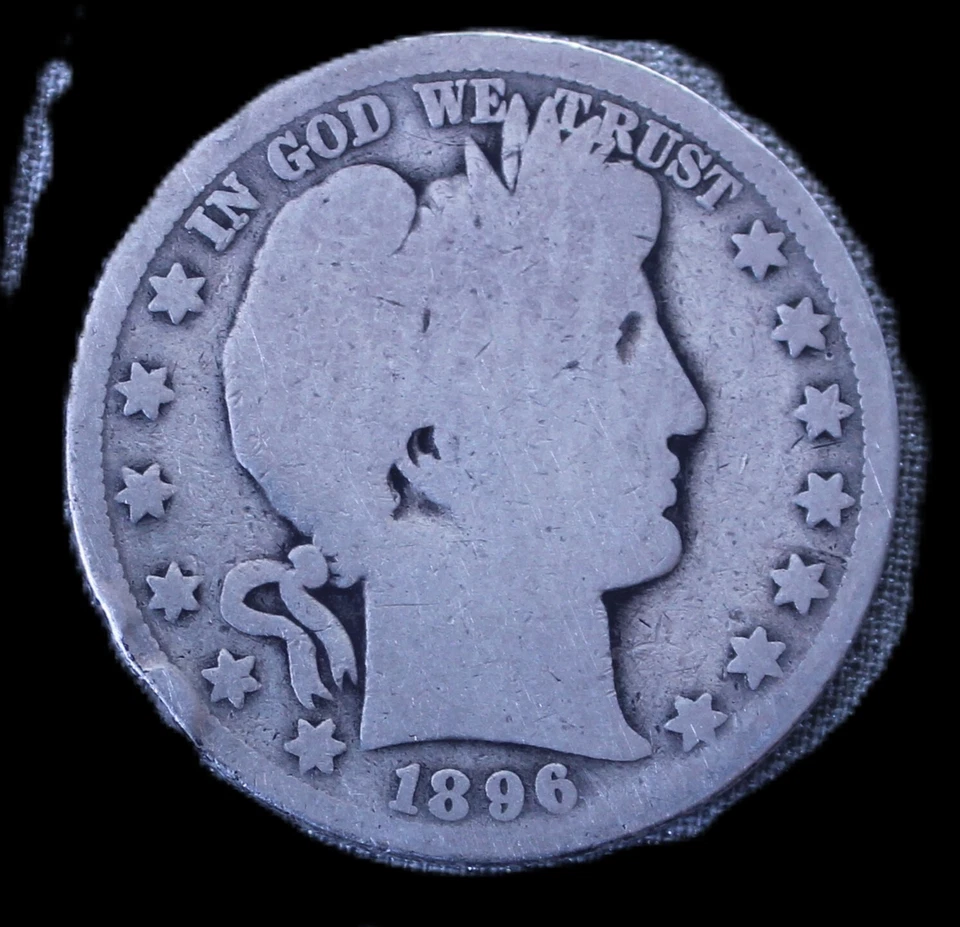 1896-O Barber Half Dollar-Key Date-LAH- 148 - Image 1 of 4