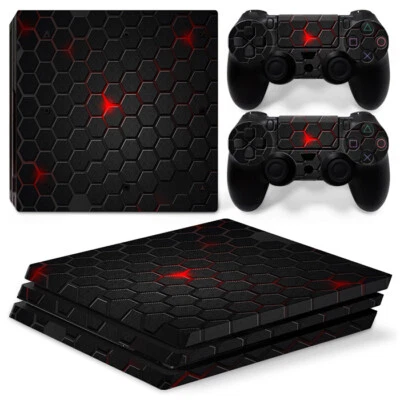 3D Abstract Geometric Skin for PS4 Pro Decal Wrap Sticker Console &2 Controllers - Image 1 of 4
