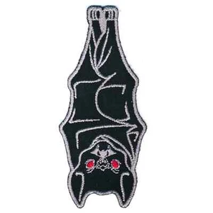 Parche de murciélago hierro colgante vampiro horror gótico bruja familiar regalo de Halloween - Imagen 1 de 1