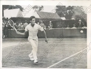 1932 Wimbledon Tennisturnier Frank X Shields Pressefoto - Bild 1 von 2