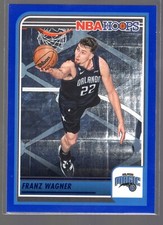 2023-24 NBA Hoops Basketball Blue Parallel Card #122 Franz Wagner Magic