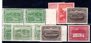 Australia - Tasmania 1905-11 issues on stockcard between SG 249 and 254a MH - Picture 1 of 1