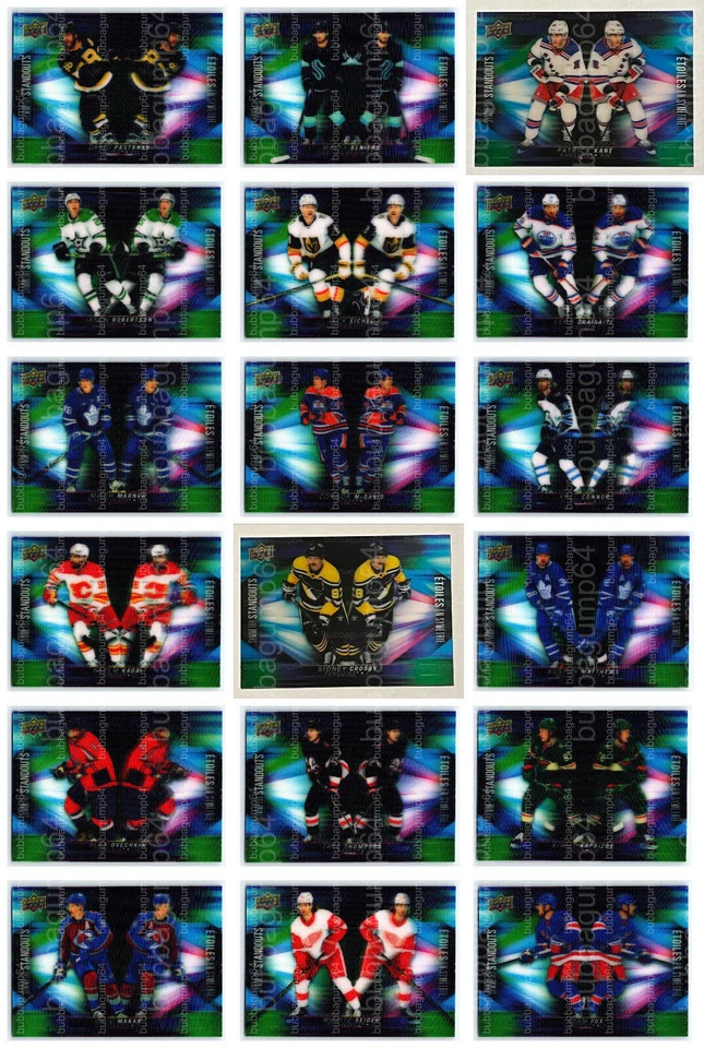 🔥 2023-24 UD TIM HORTONS SIMETRÍA DESTACADAS TARJETAS DE INSERCIÓN - U ELIGES - JUEGO DE ACABADO Foto 1 de 1