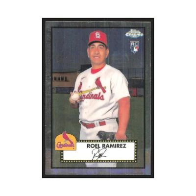 2021 Topps Chrome Roel Ramirez RC Cardinals #129 - Image 1 of 3