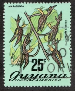 1972 Guyana Sc #141 - 25¢ Marabunta Flower, Very fine used Cv$9 - Picture 1 of 1