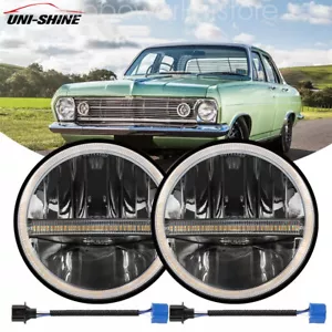 7 Inch High Low Beam H4 Headlights For Holden HK HG HQ HJ HX HZ Kingswood GTS SS - Picture 1 of 11