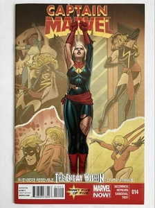 CAPTAIN MARVEL 14 2013 1ST KAMALA KHAN MS MARVEL MCU DISNEY VF/NM ORIGINAL OWNER - Picture 1 of 12