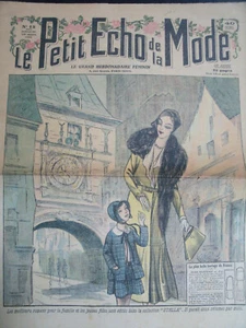 OLD MAGAZINE "LE PETIT ECHO DE LA MODE" 1930 - Picture 1 of 4