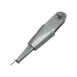 Wire Rope Wedge Socket & Pin 9MM-11MM - Terminator Jaw Zinc Plated - Picture 1 of 8