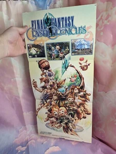 Authentic FINAL FANTASY Poster 11x22 CRYSTAL CHRONICLES Nintendo Power 2004 - Picture 1 of 2