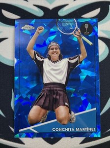 2021 Topps Chrome Sapphire Edition Tennis Conchita Martinez #42