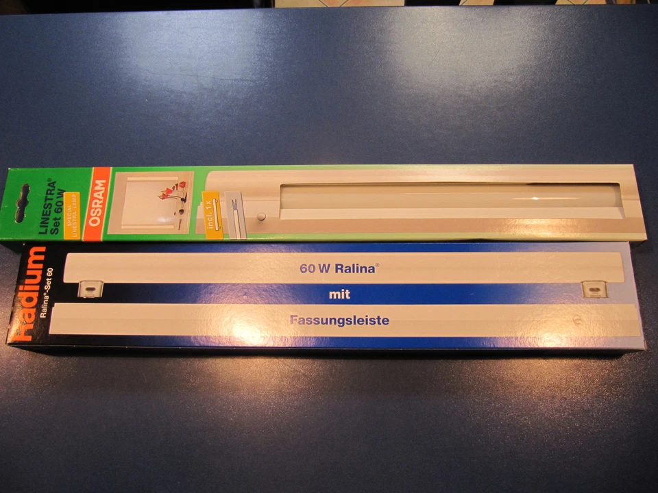 OSRAM / Radium LINESTRA / RALINA Set 60W Spiegelleuchte 92420 NEU & OVP! - Bild 1 von 4