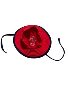 Hanna Andersson Red Seahorse Hat/Swim Hat Size S - Picture 1 of 5