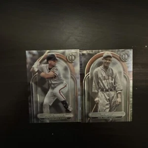 2024 Topps Tribute Giants 2 Card Lot Posey And Mel Ott - Picture 1 of 2