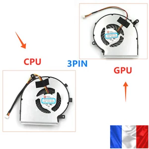 CPU-Lüfter / GPU Fan für MSI GE62 GL62 GP62 Series 3PIN - Bild 1 von 9