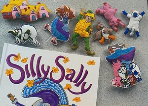 Lakeshore Storytelling Kit Silly Sally 8 Stoffteile Vorschule Homeschool 1992 - Bild 1 von 4