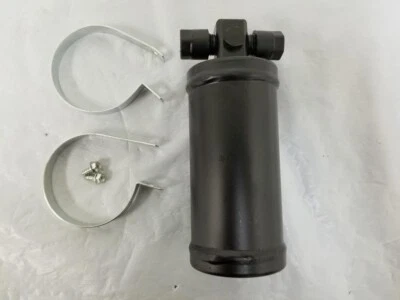 Universal Black Vertical Mount Standard Air Conditioning Drier Bracket & Screws - Image 1 of 3