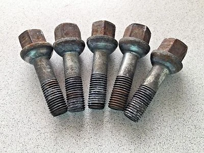 1987-1993 MERCEDES-BENZ 190E 190D W201 ~ WHEEL LUG NUT ~ SET ~ OEM PART - Image 1 of 2