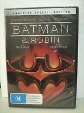BATMAN AND ROBIN DVD 2 DISC SPECIAL EDITION REGION 4 NEW AND SEALED (FREE POST)