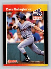1989 Donruss Rookie RC #384 Dave Gallagher Chicago White Sox Baseball Card