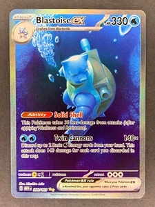 Blastoise ex 200/165 Scarlet & Violet: 151 2023 English Pokémon Card - Picture 1 of 2