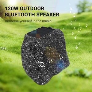 Herdio 1Pcs Solar Bluetooth Rock Speaker Outdoor Waterproof Rechargeable Battery - Picture 1 of 45