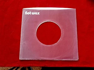 HOT WAX RECORDS~ ~ RECORD COMPANY SLEEVE ~ 7" SINGLE 45 RPM - Picture 1 of 1