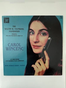 Musical Heritage Society Carol Wincenc Flute LP 33RPM Classical - Bild 1 von 4