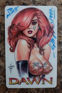Dawn Tears Of DAWN 2 Autographed Phone Card Unused 1997 #0411/1000 - Picture 1 of 3