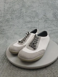 Camper Peu Sneakers Mens Size 44 EU 11 US White Fabric Suede Lace Up Shoes - Picture 1 of 12