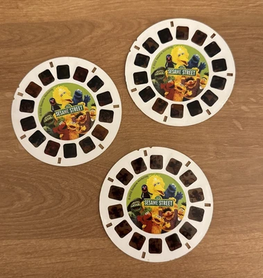VTG View Master Sesame Street Worksop Learning with Elmo Set of 3 Reels (2002) - Image 1 of 2